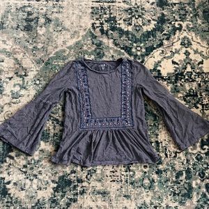 Loft Bell Sleeve Boho Top